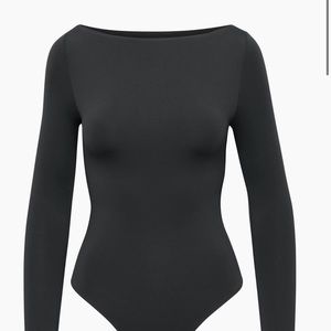 NWOT Aritzia Babaton Contour Whitney Bodysuit, black, size L